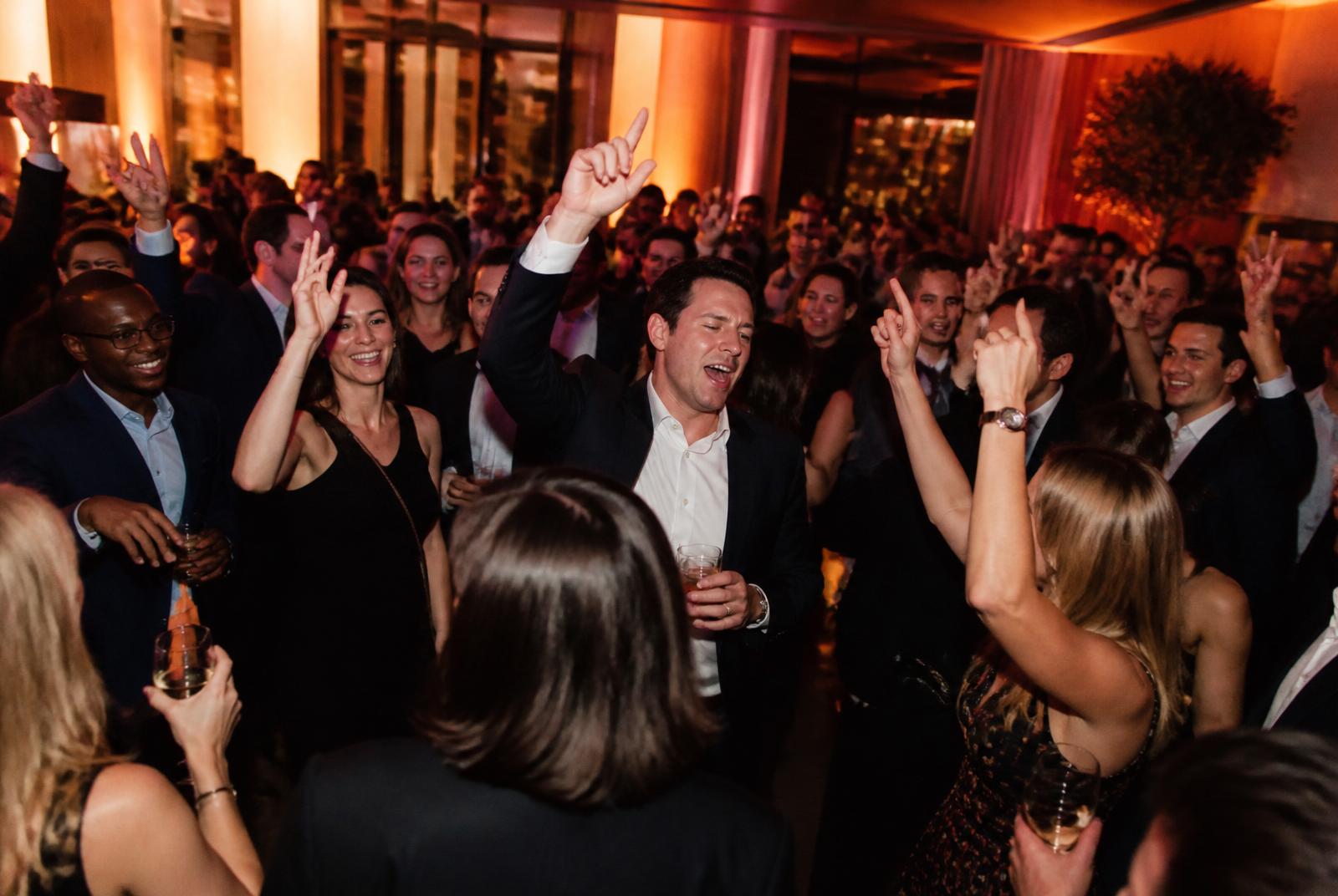 A corporate event with a DFRACTD DJ keeping the crowd moving